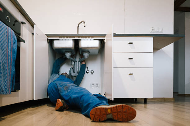 Professional Drain Cleaning technician working in Bowdon, GA